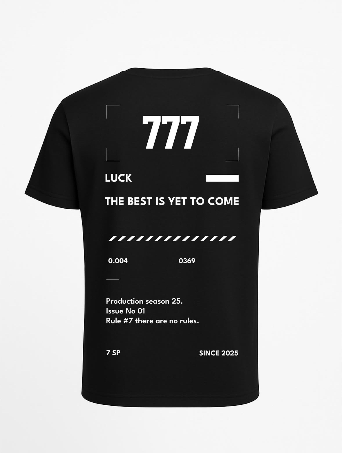 777 TEE - Sustainable premium t-shirt from SEDAM streetwear collection - Image 2